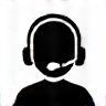 Customer service representative icon