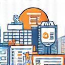 Financing options icon showing a calculator and documents